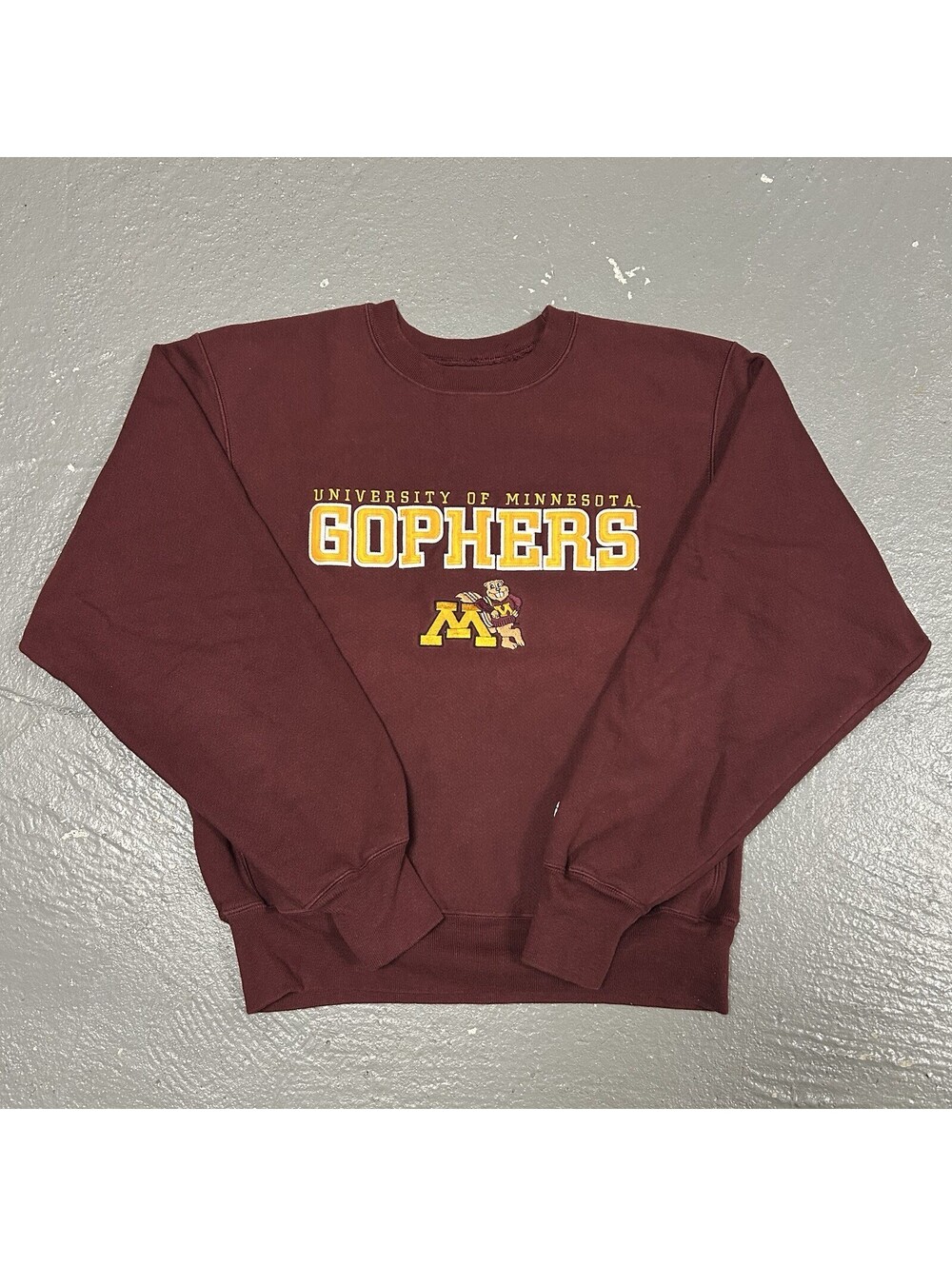 RARE Champion Premium Reverse Weave University of Minnesota Crewneck Size M